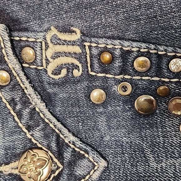 Miss Me Y2K Easy  Boot Cut JE5463E3R Women’s Flare Jeans  Mid Wash  Size 28 - Picture 8 of 16